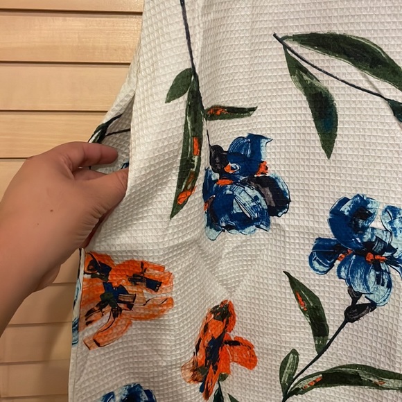 Frances Valentine Floral Iris Malia Halter Dress - Picture 7 of 11